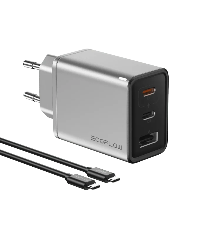 EcoFlow RAPID 65W GaN Charger with 100W Cable